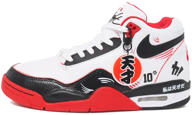 custom-shoes-nike-flight-legacy-red-white