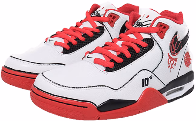 나이키 커스텀 플라이트 레거시 '레드 화이트' (Nike Custom Flight Legacy '레드 화이트') BQ4212-100(Team10--天才篮球手) Lookbook 나이키 커스텀 플라이트 레거시 '레드 화이트' (Nike Custom Flight Legacy '레드 화이트') BQ4212-100(Team10--天才篮球手)