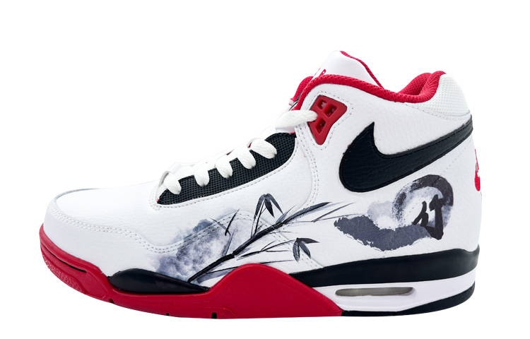 [Custom Shoes] Nike Flight Legacy 'Red White Bamboo Mist'
