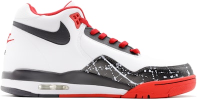 【客製球鞋】Nike Flight Legacy just do 塗鴉 潑墨 經典復古風格 街頭潮流 簡約百搭 中筒 復古籃球鞋 男女同款 紅白 Lookbook 【客製球鞋】Nike Flight Legacy just do 塗鴉 潑墨 經典復古風格 街頭潮流 簡約百搭 中筒 復古籃球鞋 男女同款 紅白