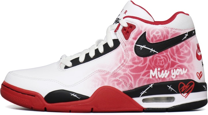 나이키 플라이트 레거시 '로즈 화이트-레드' (커스텀) BQ4212-100(Team65-玫瑰miss) Order 나이키 플라이트 레거시 '로즈 화이트-레드' (커스텀) BQ4212-100(Team65-玫瑰miss)