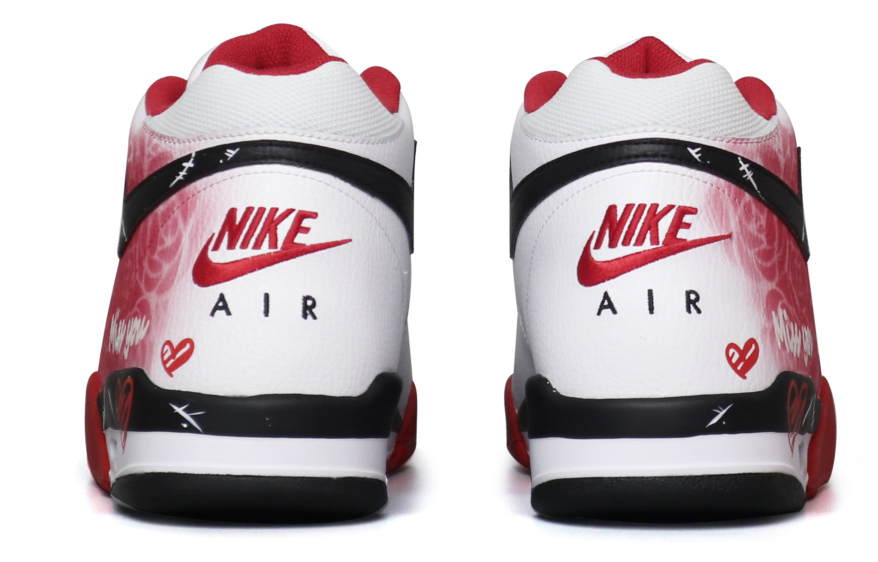 Purchase [定制鞋款] 耐克飞行遗产‘玫瑰白红’ BQ4212-100(Team65-玫瑰miss)