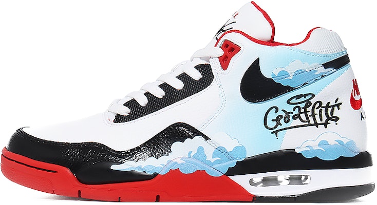 【訂製球鞋】Nike Flight Legacy 翠藍天際 浮雲 高筒 復古籃球鞋 男女款 紅白 Buy 【訂製球鞋】Nike Flight Legacy 翠藍天際 浮雲 高筒 復古籃球鞋 男女款 紅白