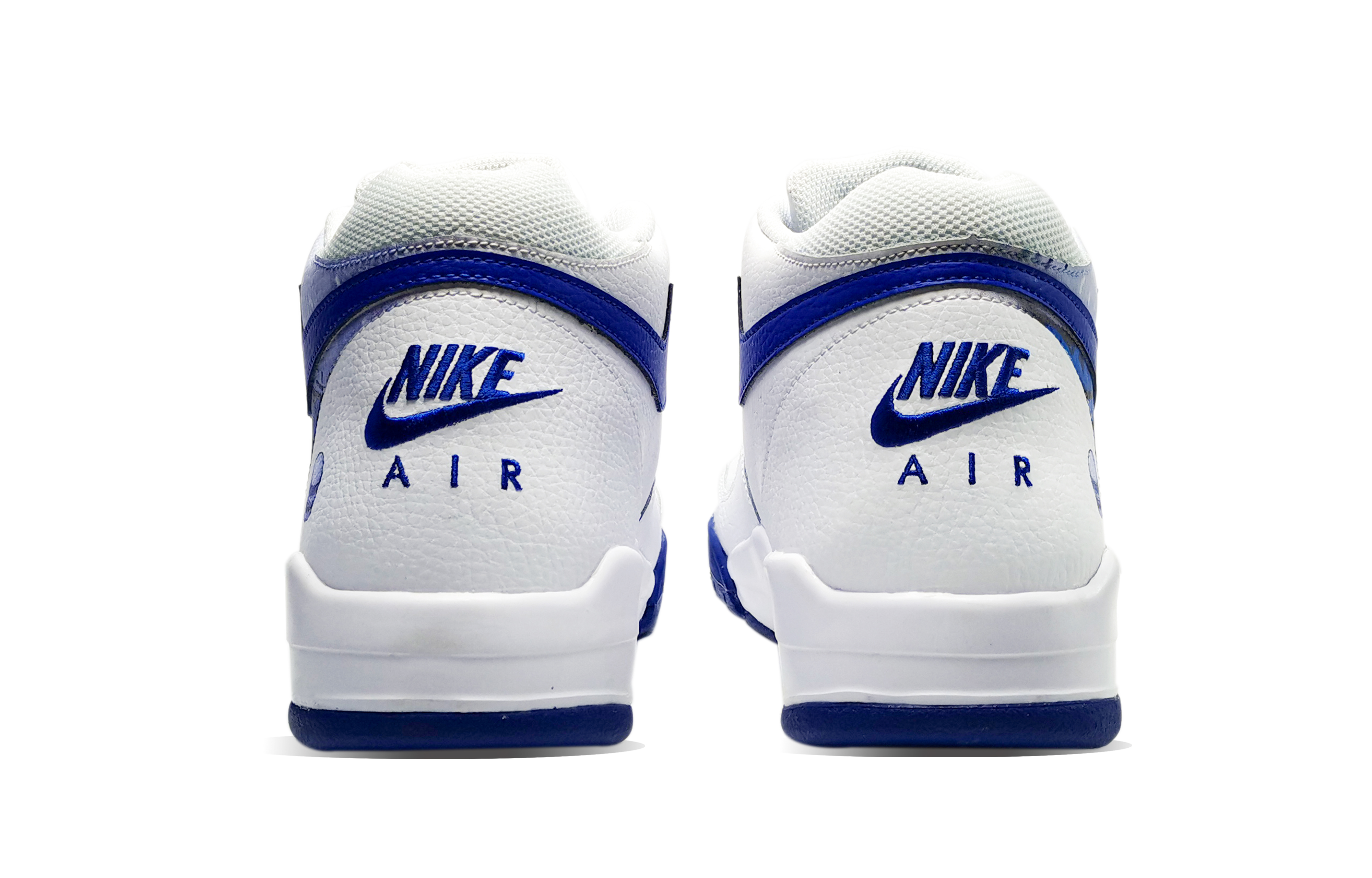 Purchase [Custom Shoes] Nike Flight Legacy 'Snail Delight - White Blue'