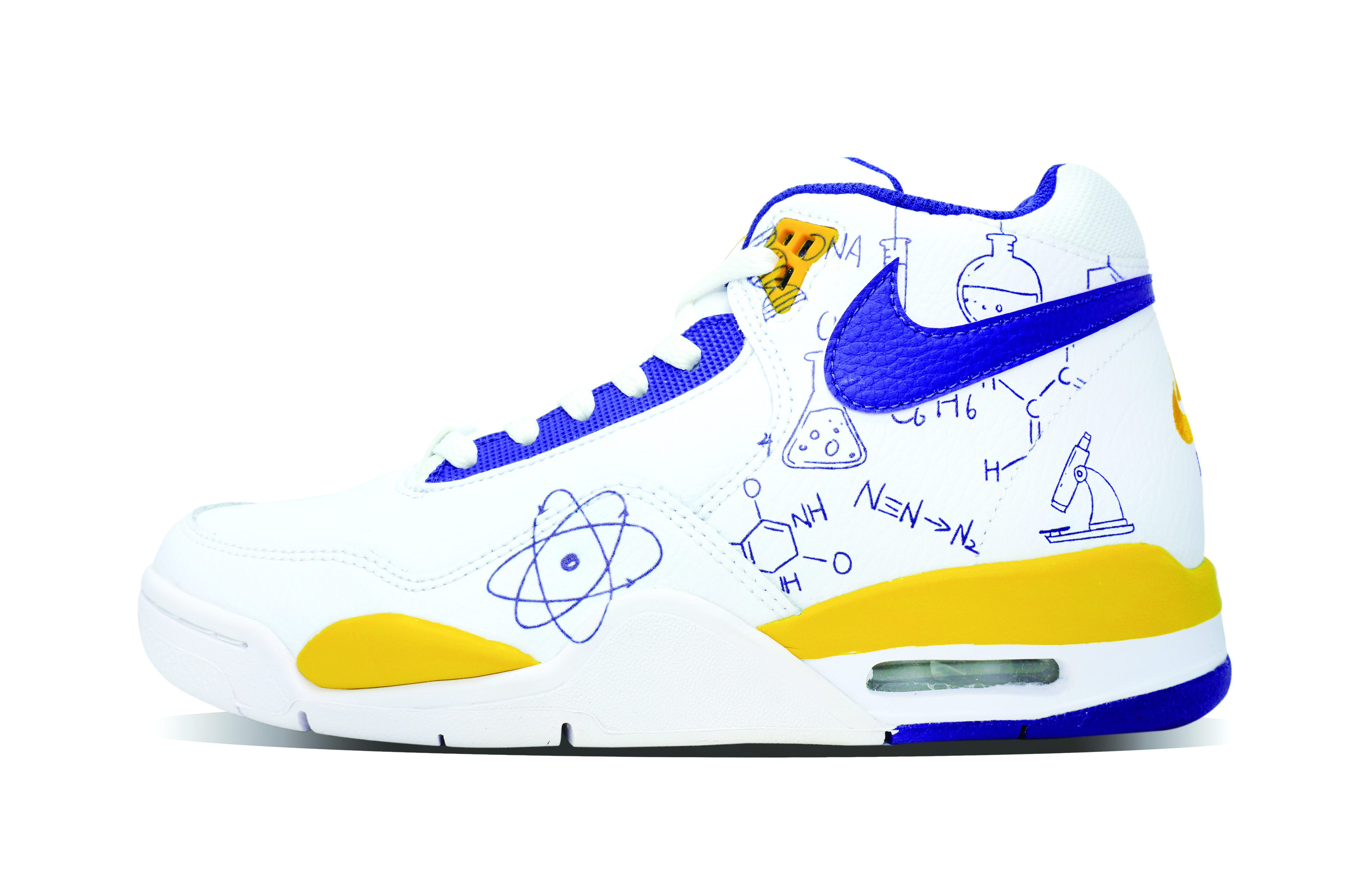 [Custom Shoes] Nike Flight Legacy 'Snail Fun White'