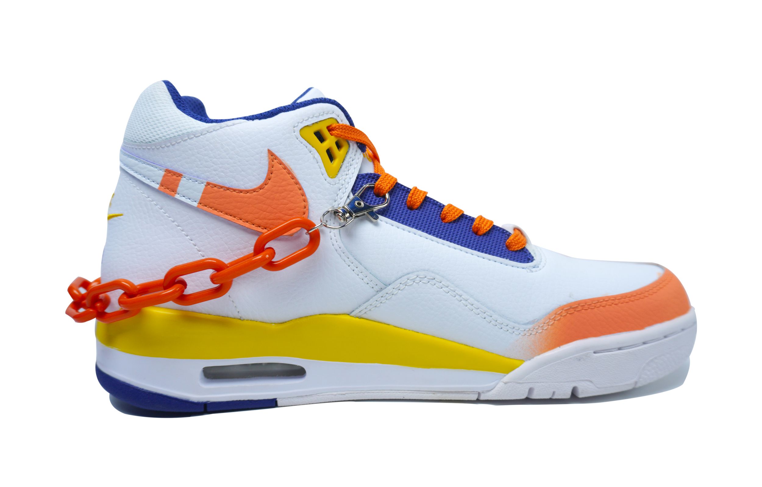 Lookbook [定制鞋] Nike Flight Legacy '蜗牛竞速 - 白橙色' BQ4212-102-（Team185-橙色竞速链条款）