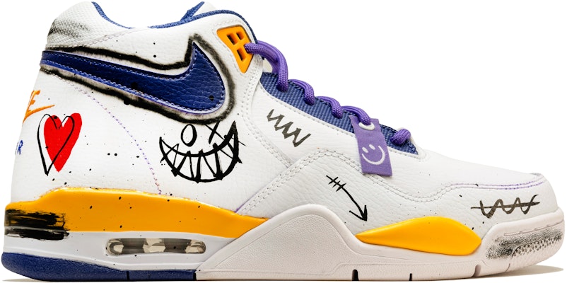 나이키 플라이트 레거시 '스마일 그라피티' (보/노/흰) BQ4212-102(TeamF-街头涂鸦) Lookbook 나이키 플라이트 레거시 '스마일 그라피티' (보/노/흰) BQ4212-102(TeamF-街头涂鸦)