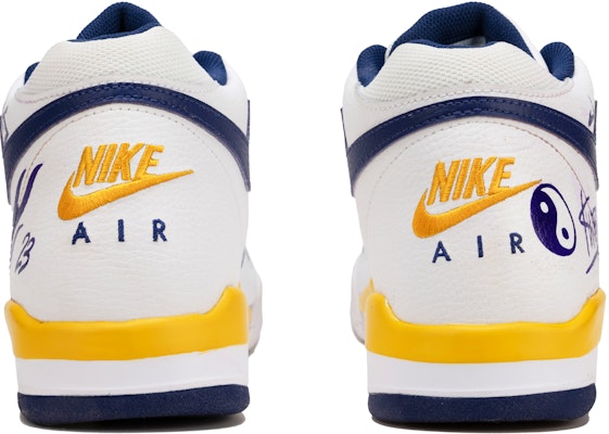 【訂製球鞋】Nike Flight Legacy 街頭塗鴉 潮流藝術 HZP 防滑耐磨 低筒 復古籃球鞋 男款 白紫黃 Details for 【訂製球鞋】Nike Flight Legacy 街頭塗鴉 潮流藝術 HZP 防滑耐磨 低筒 復古籃球鞋 男款 白紫黃