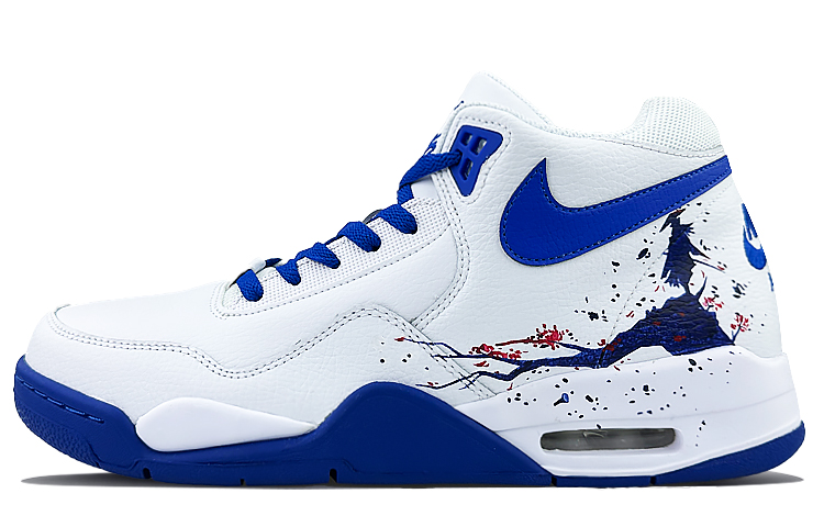 [Custom Shoes] Nike Flight Legacy 'White-Blue Court Elf' BQ4212-103-444434