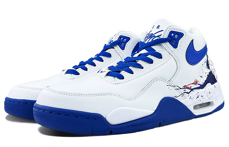 Lookbook [Zapatos Personalizados] Nike Flight Legacy 'Blanco-Azul Corte Encantado' BQ4212-103-444434
