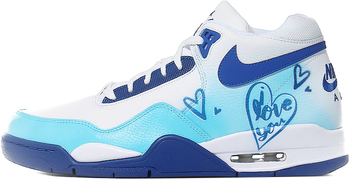 custom-shoes-nike-flight-legacy-white-blue-heartbeat
