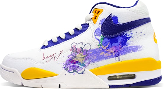 Zapatillas Nike Flight Legacy 'Blanco Azul Amarillo Graffiti Caracol' BQ4212-102(Team185-潮熊涂鸦) Order Zapatillas Nike Flight Legacy 'Blanco Azul Amarillo Graffiti Caracol' BQ4212-102(Team185-潮熊涂鸦)