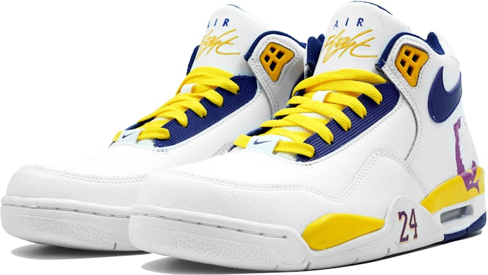 【訂製球鞋】 Nike Flight Legacy 萬花弄 街頭籃球 紫金科比 塗鴉復古 百搭 中幫 復古籃球鞋 男款 白藍黃 Shop 【訂製球鞋】 Nike Flight Legacy 萬花弄 街頭籃球 紫金科比 塗鴉復古 百搭 中幫 復古籃球鞋 男款 白藍黃