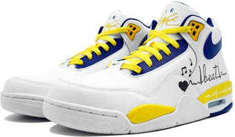 【カスタムシューズ】ナイキ フライト レガシー『白黄青メロディ』 BQ4212-102(Team113-乐曲音符) Lookbook 【カスタムシューズ】ナイキ フライト レガシー『白黄青メロディ』 BQ4212-102(Team113-乐曲音符)