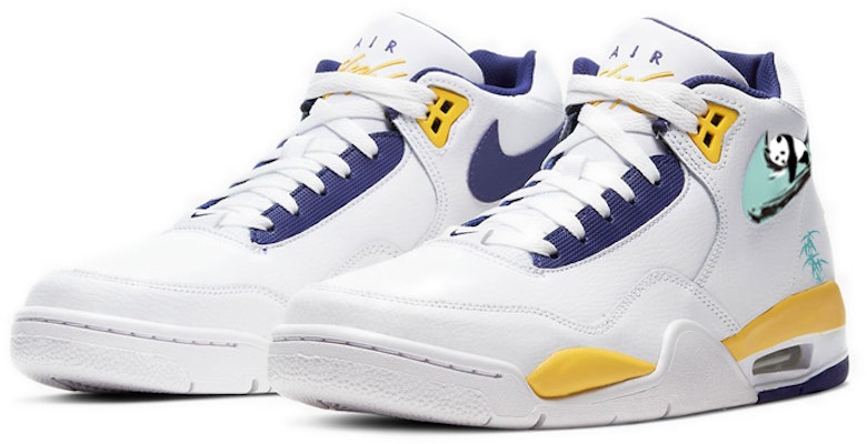 【定製球鞋】 Nike Flight Legacy 新中式熊貓抱竹防滑耐磨 中筒 復古籃球鞋 男款 白黃綠 Lookbook 【定製球鞋】 Nike Flight Legacy 新中式熊貓抱竹防滑耐磨 中筒 復古籃球鞋 男款 白黃綠