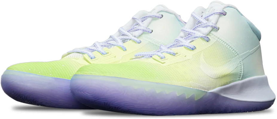 【訂製籃球鞋】Nike Flytrap 4 EP 漸變多巴胺色系 附贈小熊 特製鞋盒 中筒 實戰籃球鞋 男款 綠黃藍 Lookbook 【訂製籃球鞋】Nike Flytrap 4 EP 漸變多巴胺色系 附贈小熊 特製鞋盒 中筒 實戰籃球鞋 男款 綠黃藍