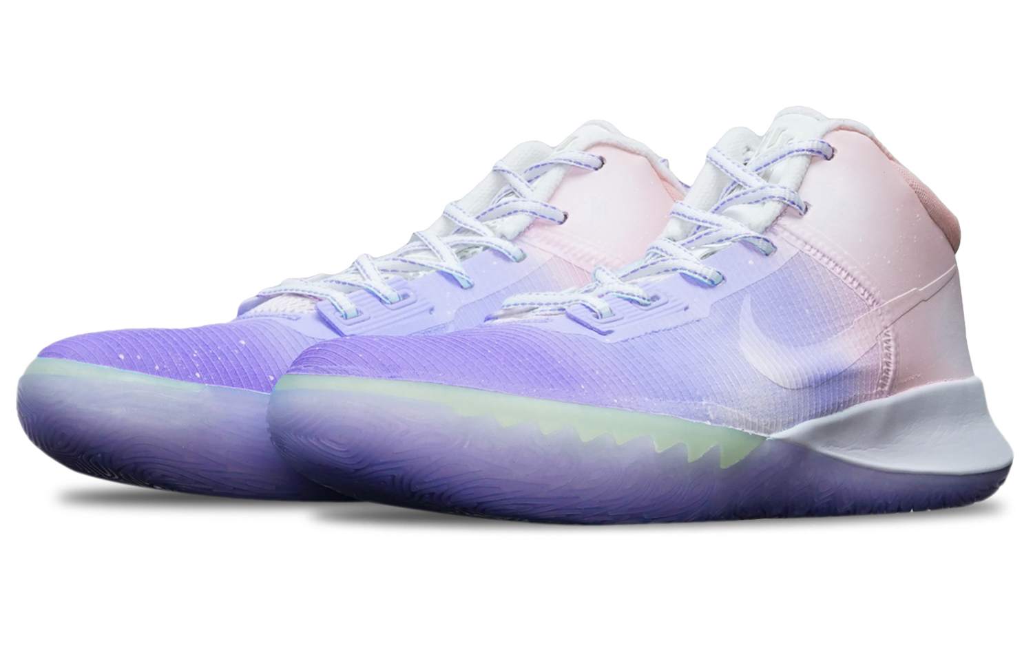 Lookbook Kasut Nike Flytrap 4 'Gradasi Dopamin Ungu-Merah Jambu' [Kasut Kustom] CT1973-101(TeamT-渐变紫粉S-BOX)
