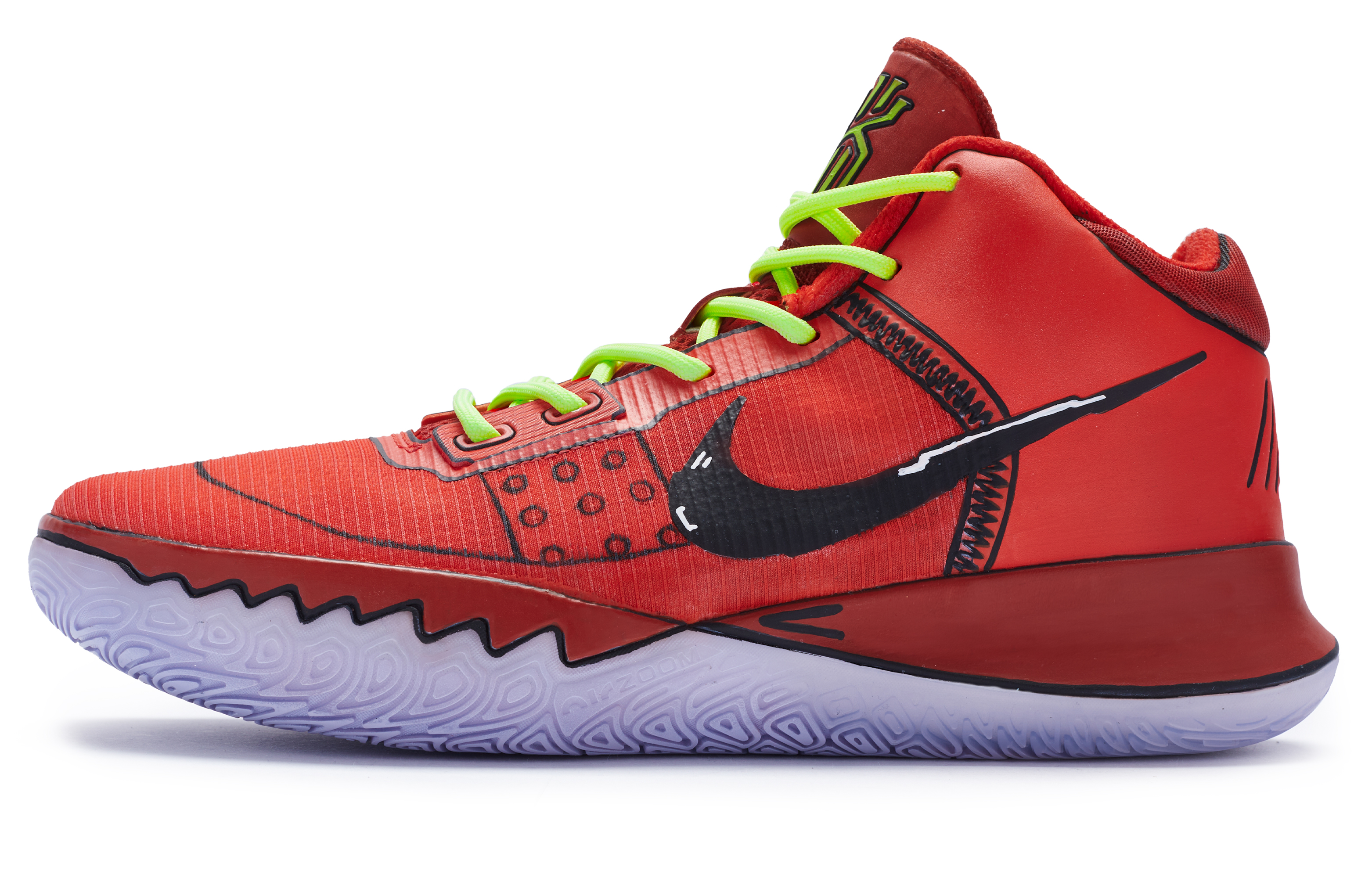 [Custom Shoes] Nike Flytrap 4 'Red Black'