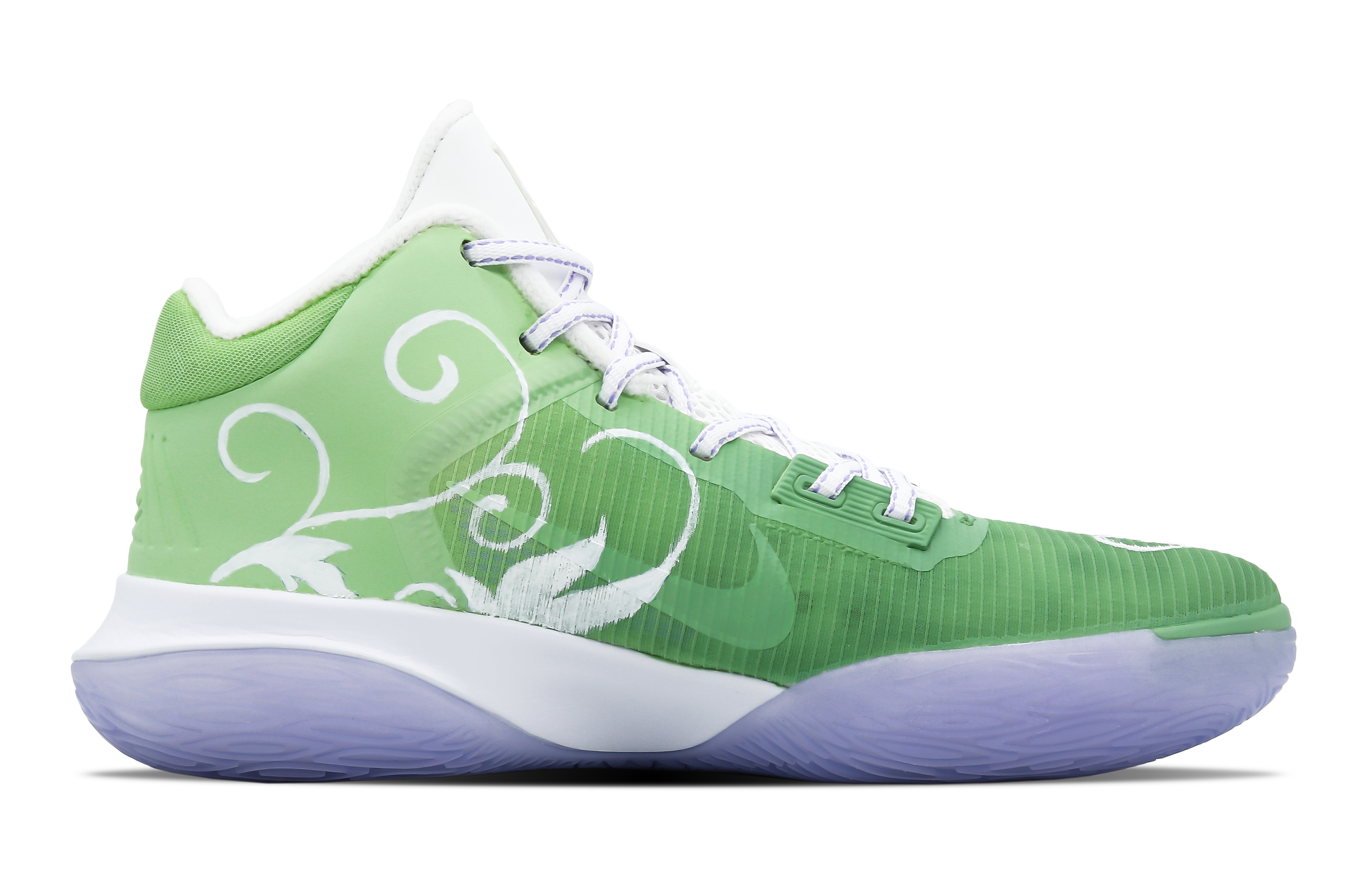 Order [Kasut Custom] Nike Flytrap 4 'Spring Green' Hijau Musim Bunga. CT1973-101-(Teamone-迎春绿)