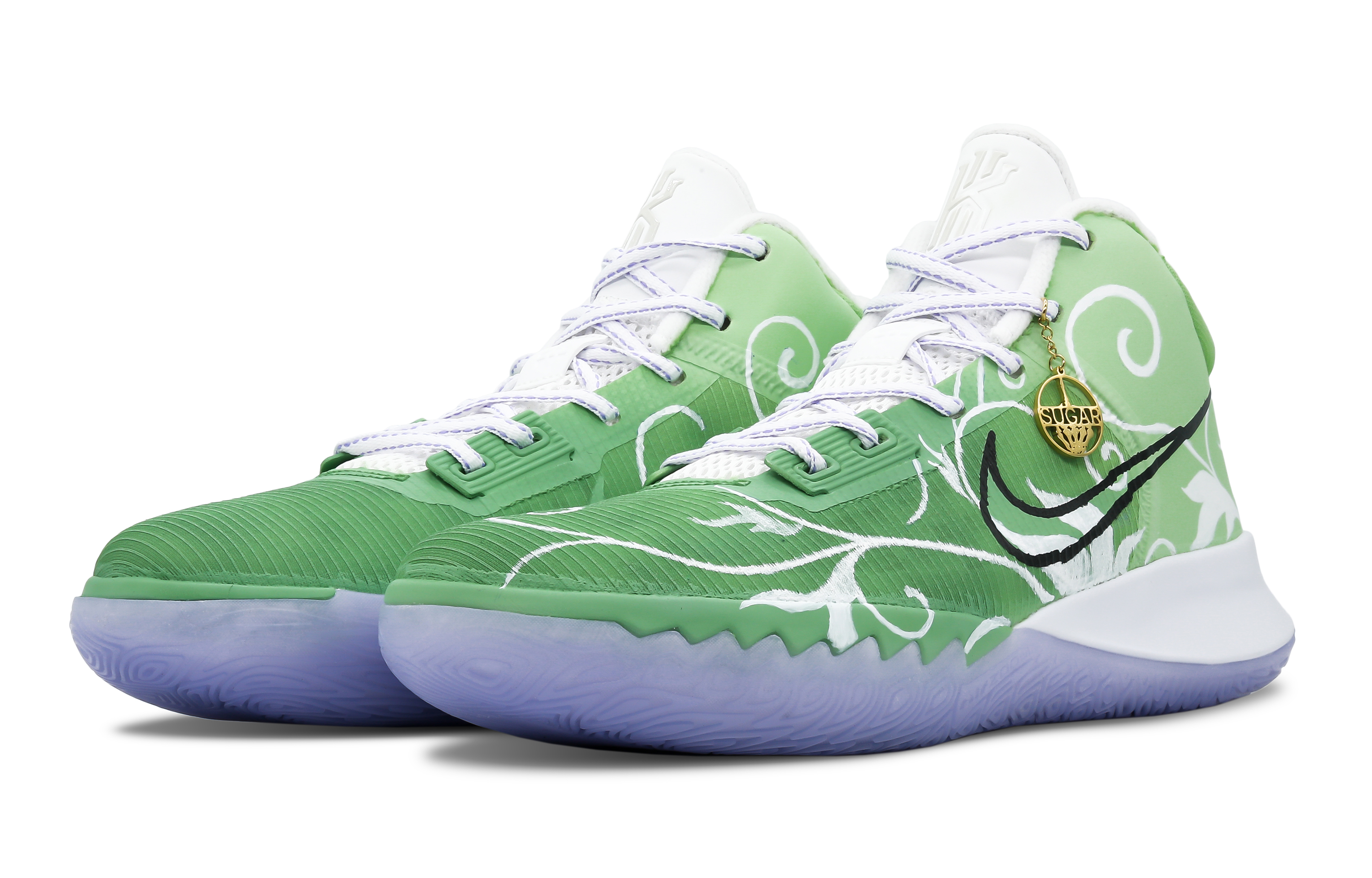 Lookbook [Kasut Custom] Nike Flytrap 4 'Spring Green' Hijau Musim Bunga. CT1973-101-(Teamone-迎春绿)