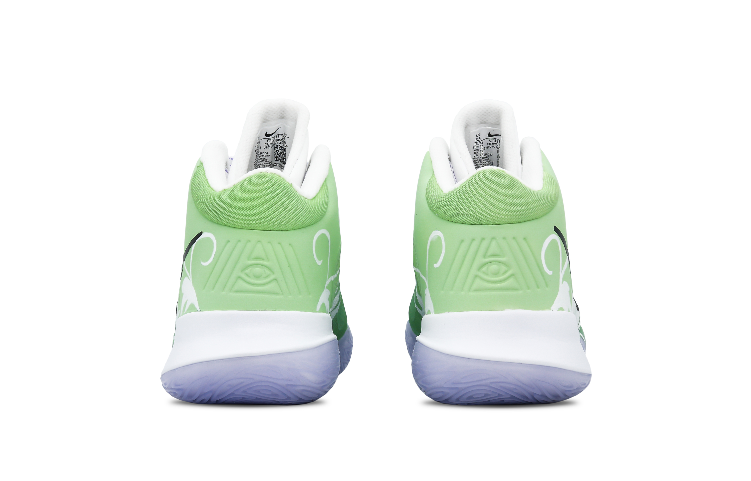 Shop [Kasut Custom] Nike Flytrap 4 'Spring Green' Hijau Musim Bunga. CT1973-101-(Teamone-迎春绿)