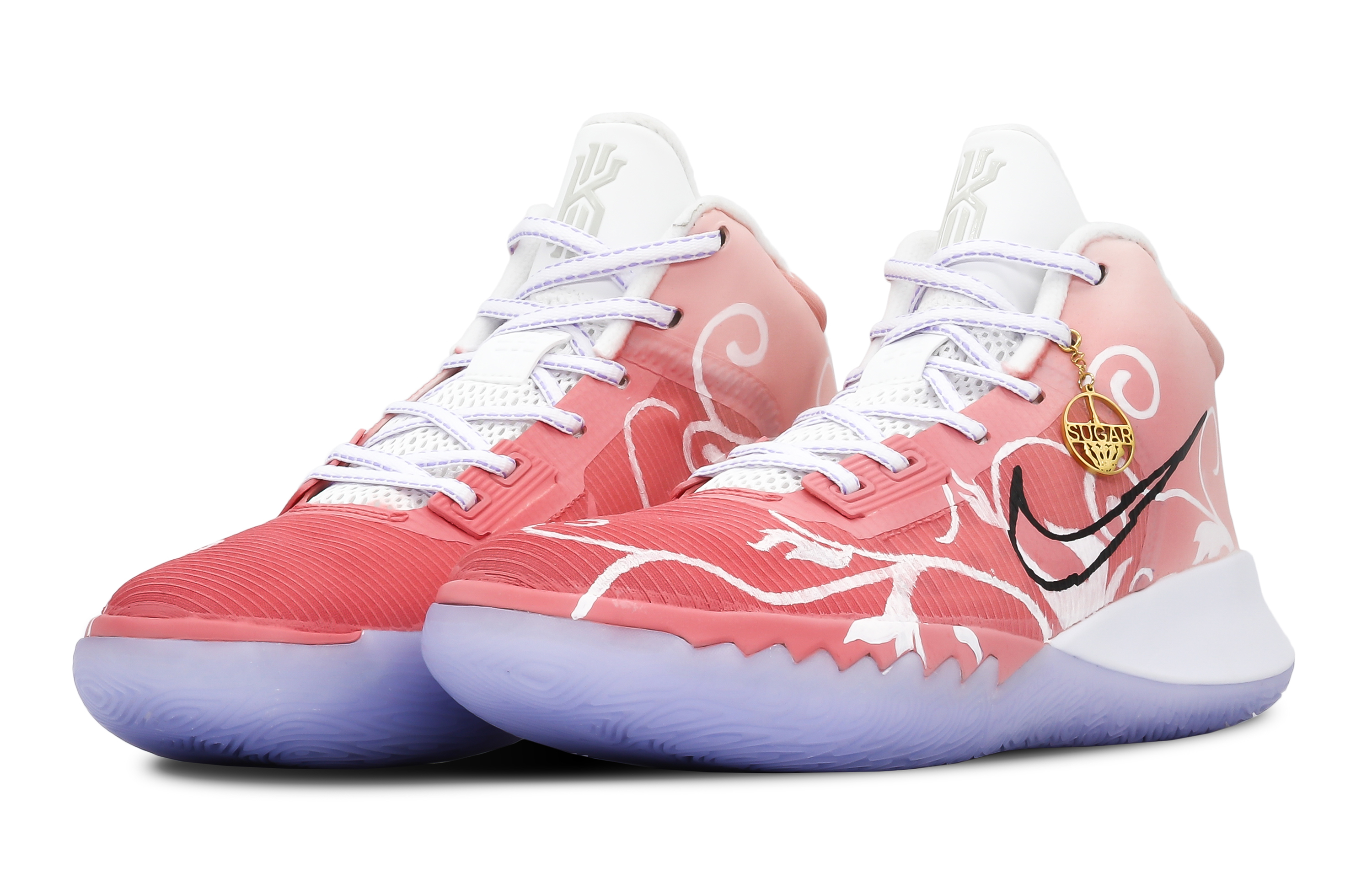 Lookbook [Kasut Custom] Nike Flytrap 4 'Spring Red' CT1973-101-(Teamone-迎春红)