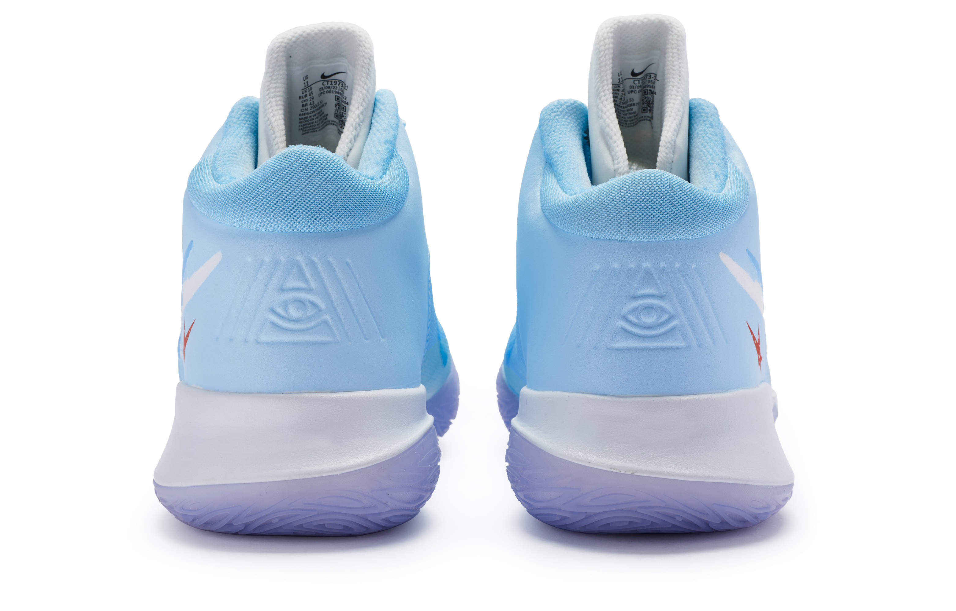 Purchase 【定製球鞋】 Nike Flytrap 4 EP 晴空 清新乾淨 防滑耐磨 中幫 實戰籃球鞋 男款 白藍