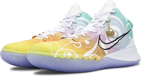 【定製籃球鞋】Nike Flytrap 4 EP 漩渦 中筒 籃球鞋 男款 黃紫綠 Lookbook 【定製籃球鞋】Nike Flytrap 4 EP 漩渦 中筒 籃球鞋 男款 黃紫綠