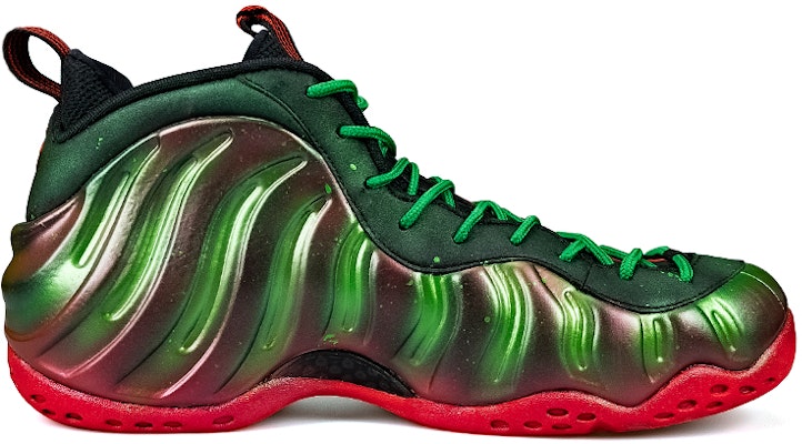 【訂製籃球鞋】Nike Foamposite One 噴泡 般若 蛟龍 百物語 中筒 籃球鞋 男款 紅綠黑 Order 【訂製籃球鞋】Nike Foamposite One 噴泡 般若 蛟龍 百物語 中筒 籃球鞋 男款 紅綠黑