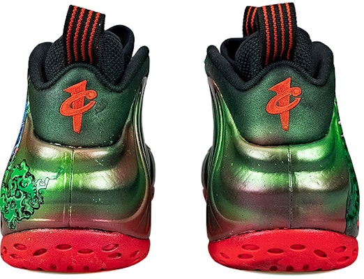 【訂製籃球鞋】Nike Foamposite One 噴泡 般若 蛟龍 百物語 中筒 籃球鞋 男款 紅綠黑 Shop 【訂製籃球鞋】Nike Foamposite One 噴泡 般若 蛟龍 百物語 中筒 籃球鞋 男款 紅綠黑