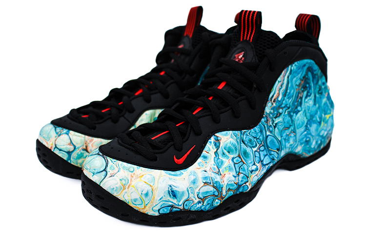 [Custom Shoes] Nike Foamposite One 'Black Blue' 圖 3