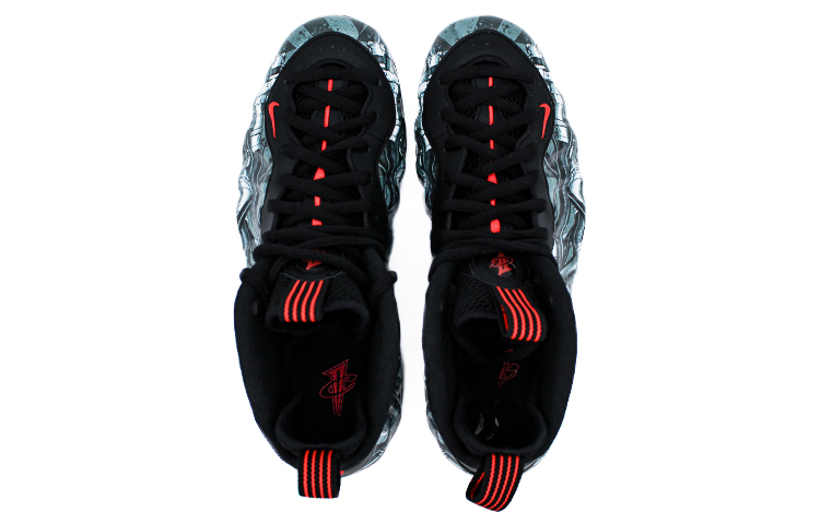 Shop [定制鞋] Nike Foamposite One '黑白' 314996-014(Team2-赛博管线喷)