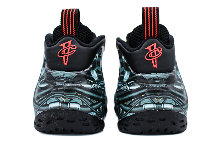 Purchase [定制鞋] Nike Foamposite One '黑白' 314996-014(Team2-赛博管线喷)