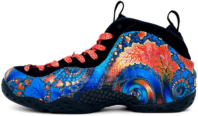 ナイキ フォームポジット ワン "青赤スワール" (カスタム) 314996-012(Team2-漩涡之眼喷) Order ナイキ フォームポジット ワン "青赤スワール" (カスタム) 314996-012(Team2-漩涡之眼喷)