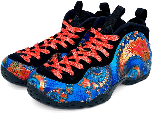 ナイキ フォームポジット ワン "青赤スワール" (カスタム) 314996-012(Team2-漩涡之眼喷) Shop ナイキ フォームポジット ワン "青赤スワール" (カスタム) 314996-012(Team2-漩涡之眼喷)