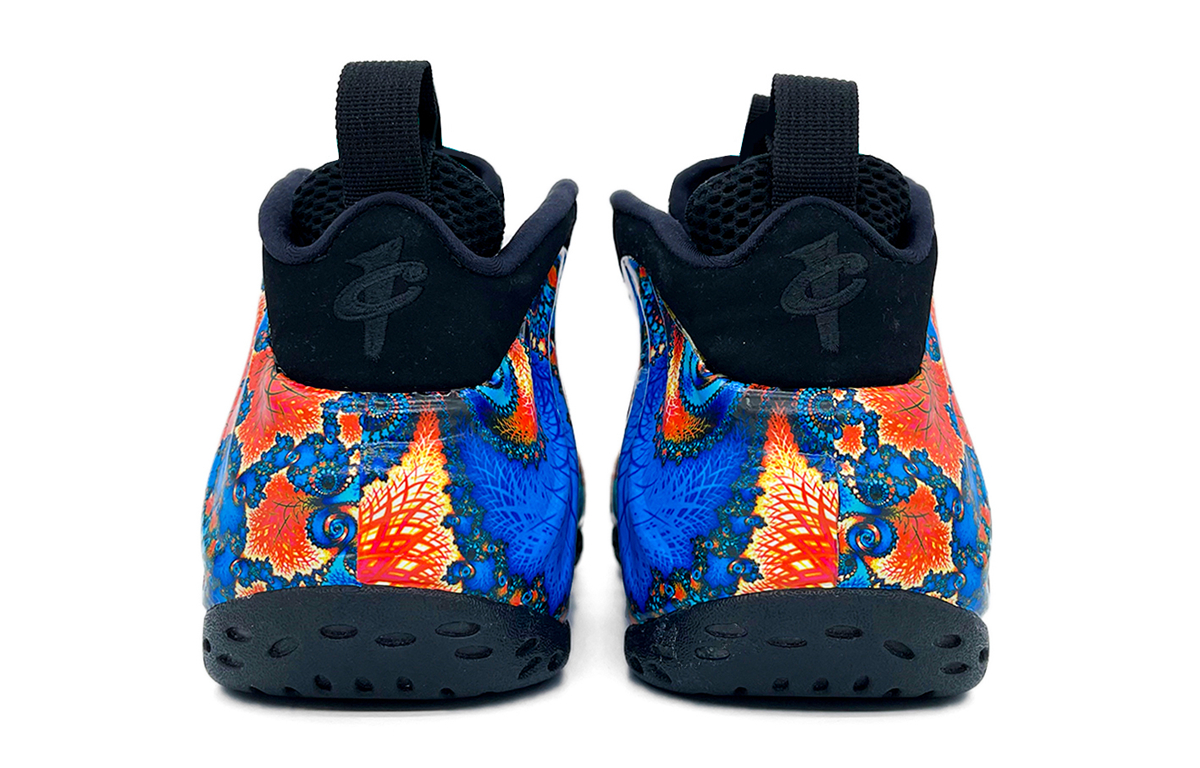 Purchase [Zapatos Personalizados] Nike Foamposite One 'Remolino Azul Rojo' 314996-012(Team2-漩涡之眼喷)