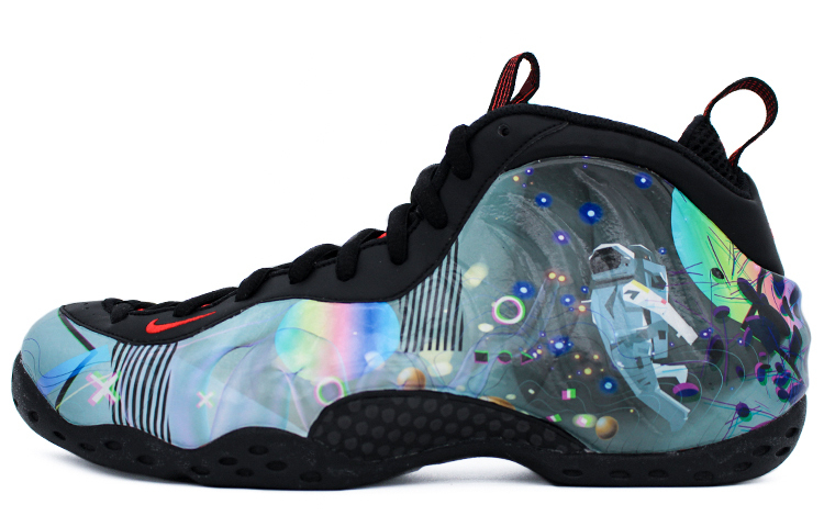 Buy 【定制球鞋】Nike Foamposite One 賽博宇航員噴泡 中幫 復古籃球鞋 男款 灰黑色