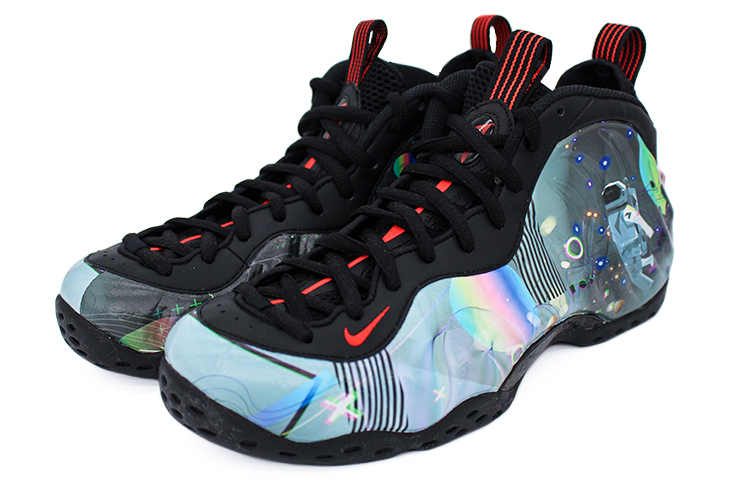 Lookbook 【定制球鞋】Nike Foamposite One 賽博宇航員噴泡 中幫 復古籃球鞋 男款 灰黑色