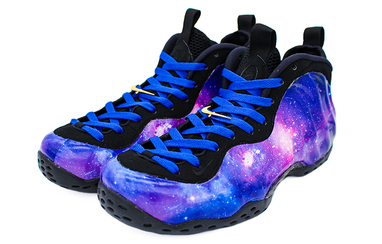 Lookbook 나이키 폼포짓 원 '갤럭틱 충돌' (커스텀) 314996-012(Team2-碰撞星河喷)