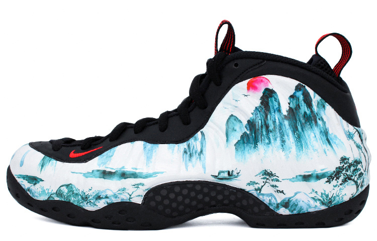 [Custom Shoes] Nike Foamposite One 'Lava Ink Landscape'