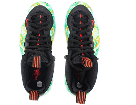 【定制球鞋】 Nike Foamposite One Air Lava 油墨噴泡 中幫 復古籃球鞋 男款 白綠色 Shop 【定制球鞋】 Nike Foamposite One Air Lava 油墨噴泡 中幫 復古籃球鞋 男款 白綠色