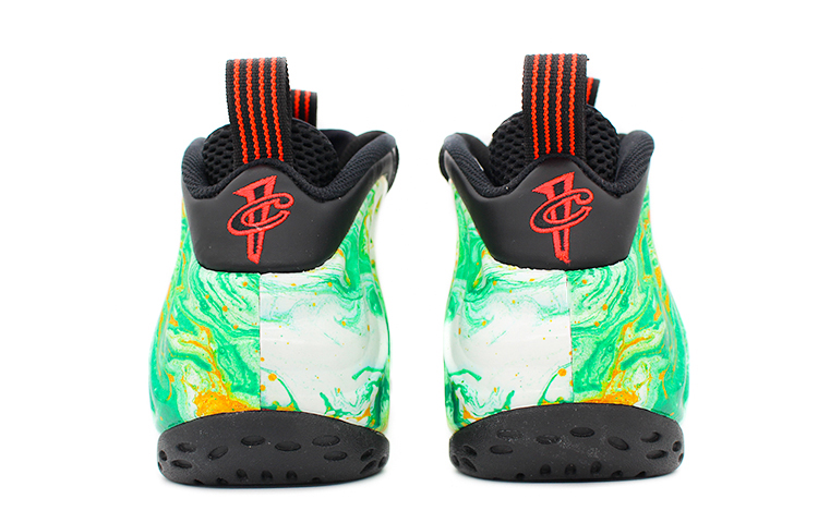 Purchase 【定制球鞋】 Nike Foamposite One Air Lava 油墨噴泡 中幫 復古籃球鞋 男款 白綠色