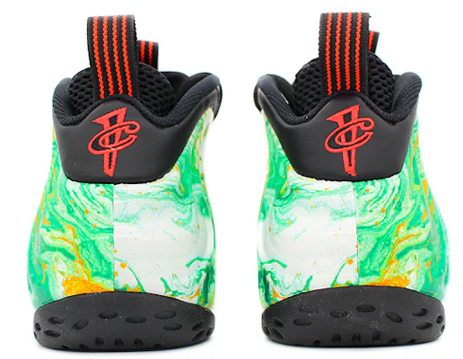 【定制球鞋】 Nike Foamposite One Air Lava 油墨噴泡 中幫 復古籃球鞋 男款 白綠色 Purchase 【定制球鞋】 Nike Foamposite One Air Lava 油墨噴泡 中幫 復古籃球鞋 男款 白綠色