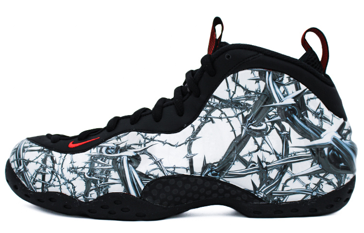 [Custom Shoes] Nike Foamposite One 'Metallic Bramble Black-White'