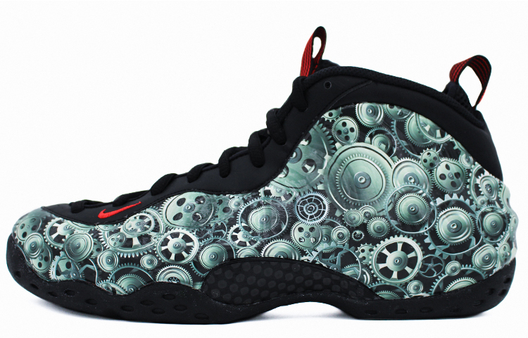 Buy [Zapatillas Personalizadas] Nike Foamposite One 'Engranaje Metálico Punk' 314996-014(Team2-金属朋克齿轮喷)