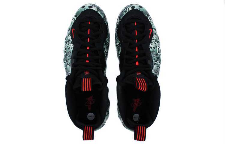 Shop [Zapatillas Personalizadas] Nike Foamposite One 'Engranaje Metálico Punk' 314996-014(Team2-金属朋克齿轮喷)