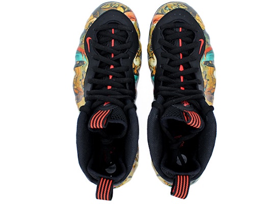 Zapatillas Nike Foamposite One 'Pintura al Óleo Amarillo-Negro' 314996-014(Team2-复古油画喷) Shop Zapatillas Nike Foamposite One 'Pintura al Óleo Amarillo-Negro' 314996-014(Team2-复古油画喷)