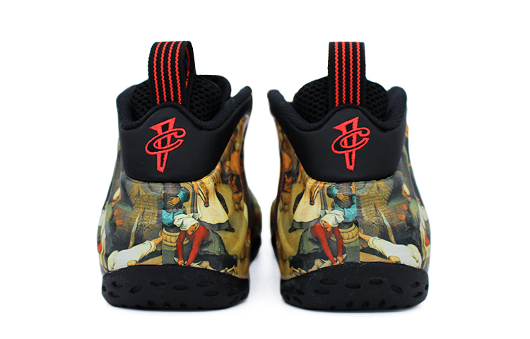 Purchase 【定製球鞋】 Nike Foamposite One Air 油畫噴泡 中幫 復古籃球鞋 男款 黃黑色