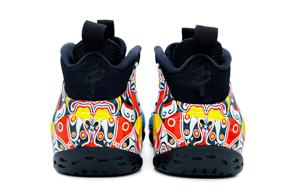 Purchase [Shoes Custom] Nike Foamposite One 'Peking Opera Merah Biru' 314996-012(Team2-拼接脸谱喷)