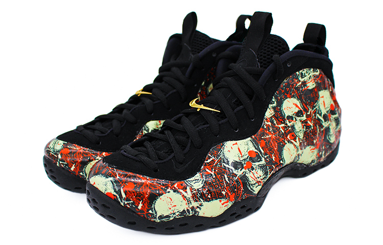 [Custom Shoes] Nike Foamposite One 'Skull Splash Black Red' 圖 3